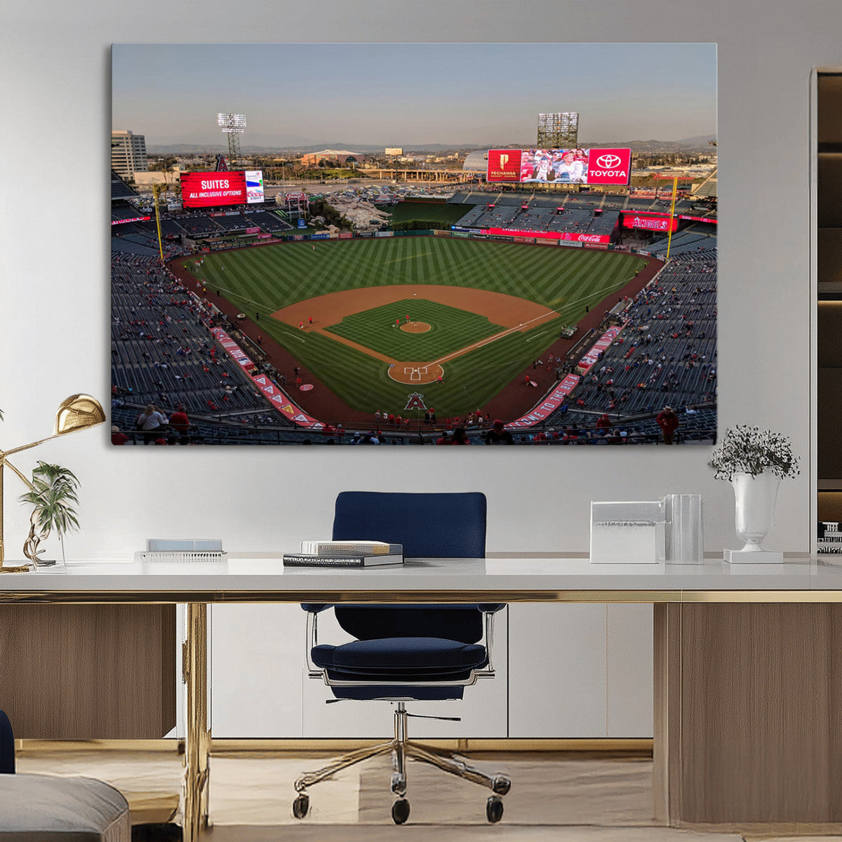 Los Angeles Angels Baseball Canvas Print - Anaheim Angel
