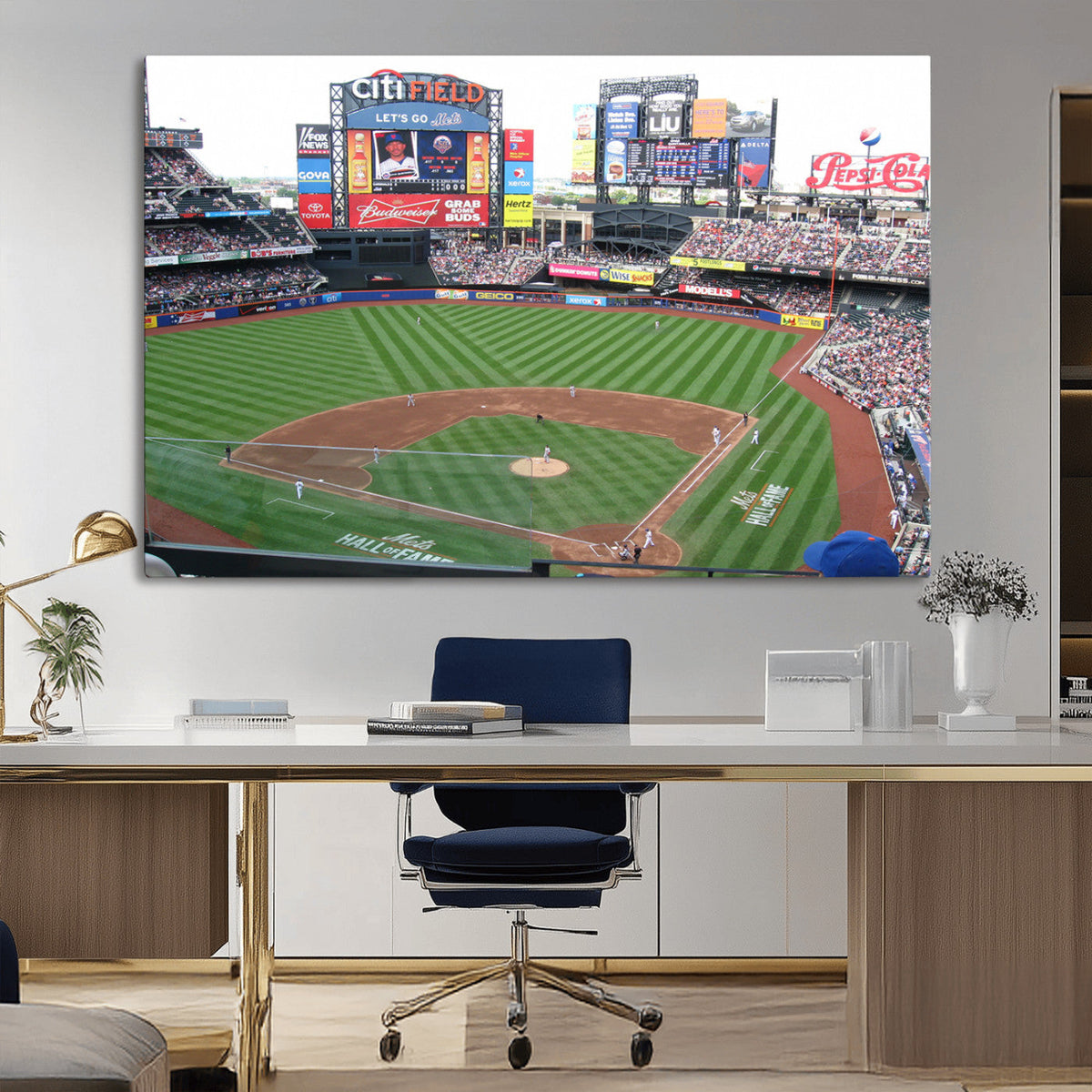 New York Mets Baseball Team Print - Citi Field Baseball