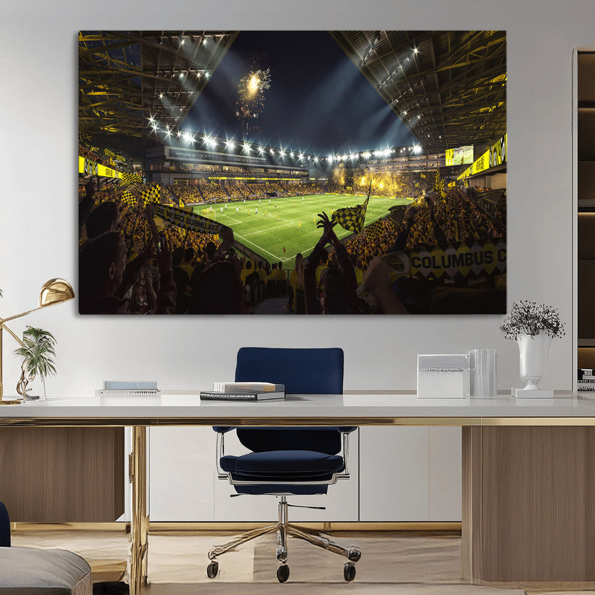 Columbus Crew Soccer Team Print - Columbus Crew Stadium Wall