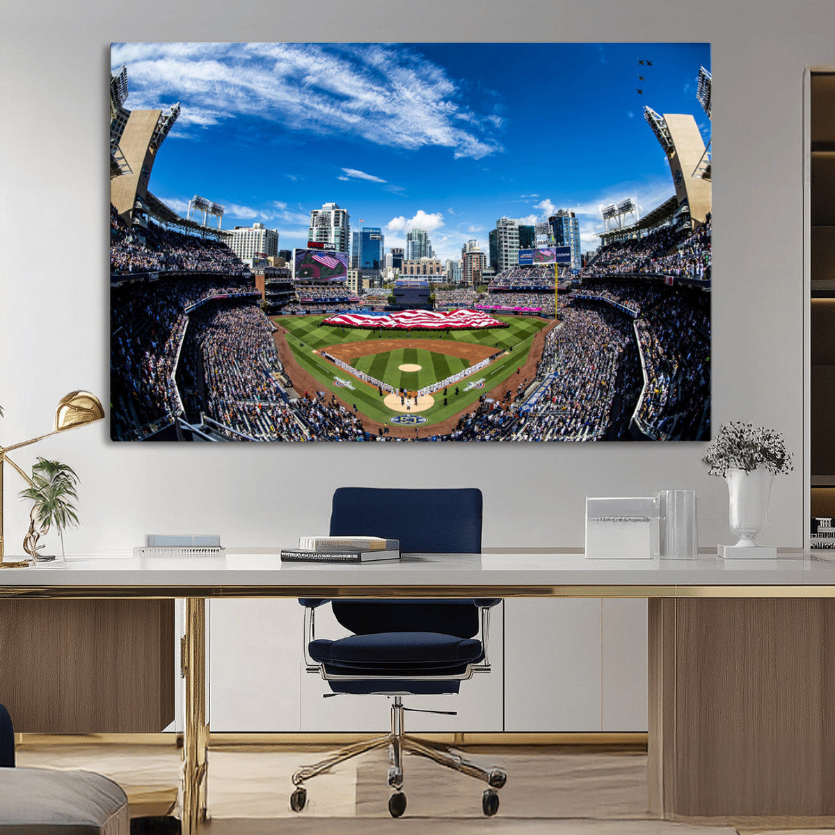 San Diego Padres Baseball Team Print - Petco Park Stadium