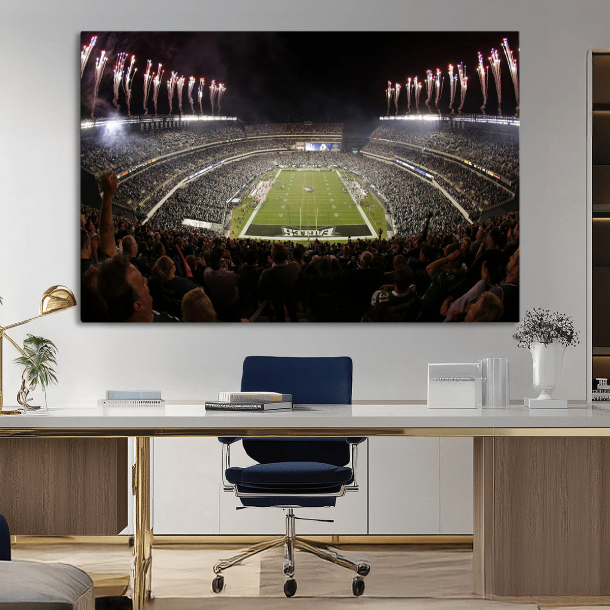 Eagles Field Stadium Wall Art - Philadelphia Eagles Football