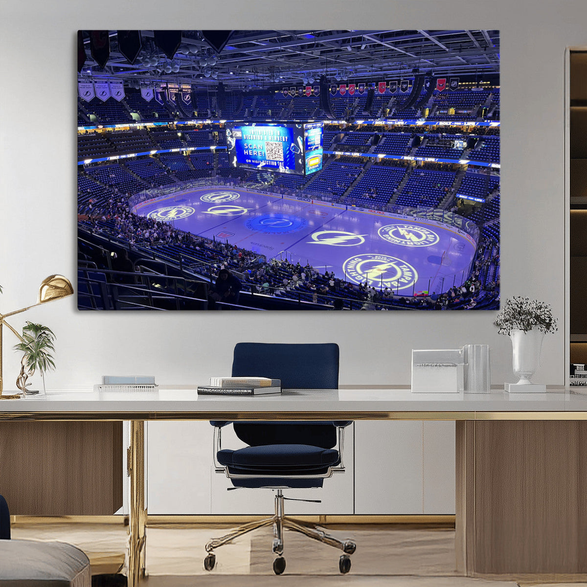 Amalie Arena Florida Wall Art Canvas Print - NHL Hockey