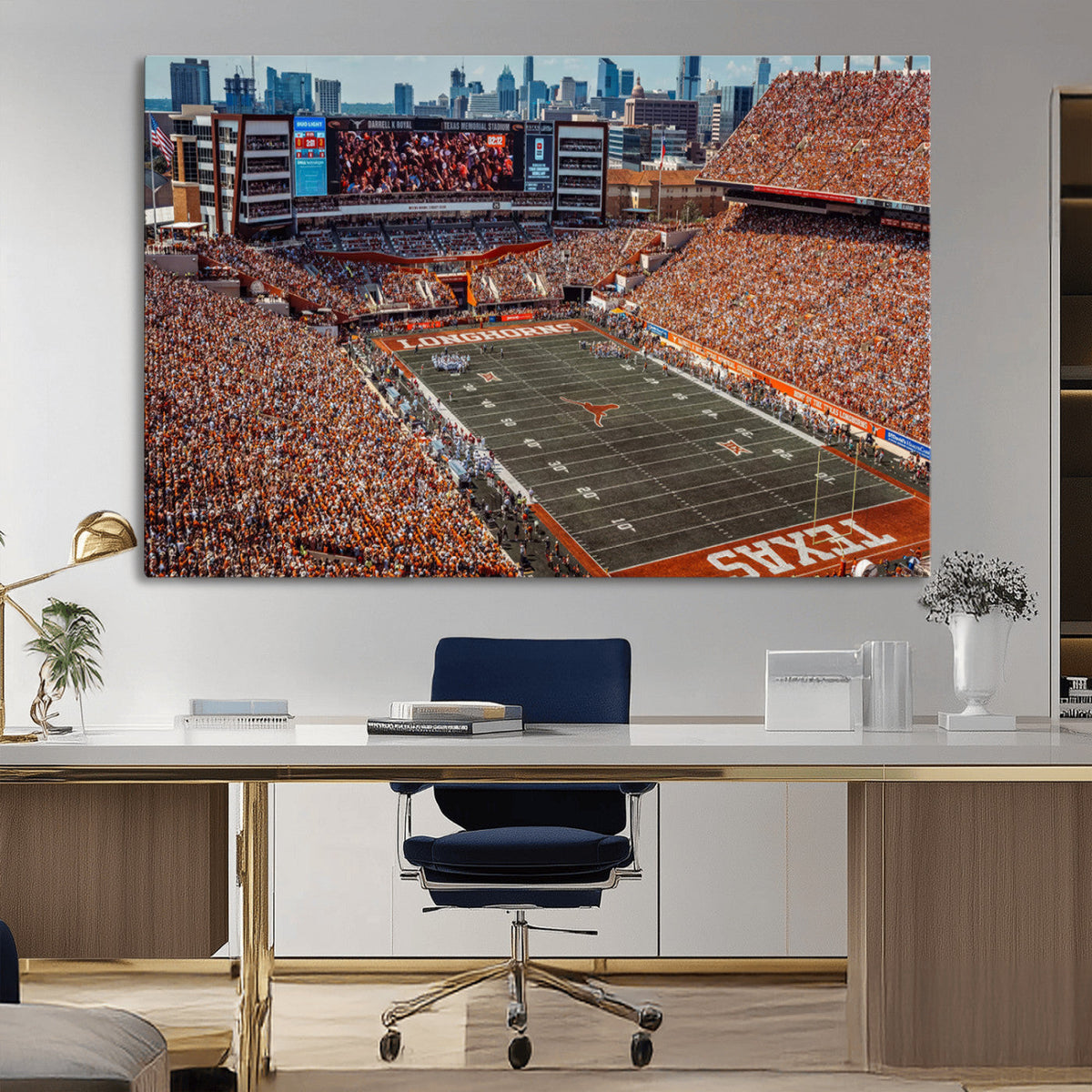 University of Texas Longhorns Football Team Print - Austin