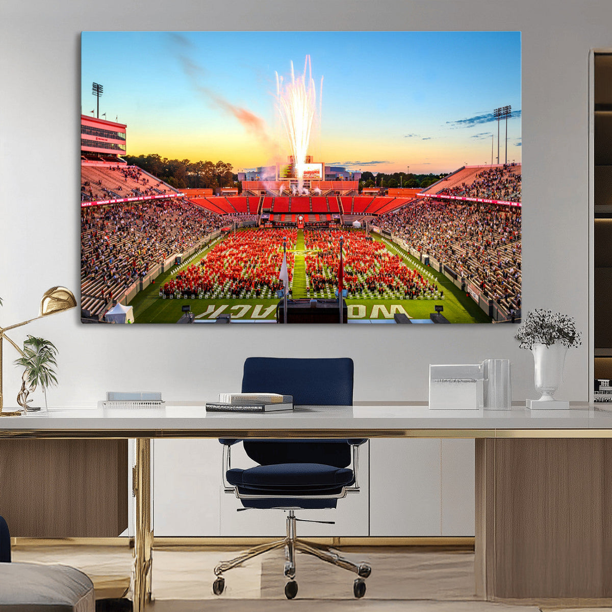 North Carolina State University Canvas Print, North Carolina