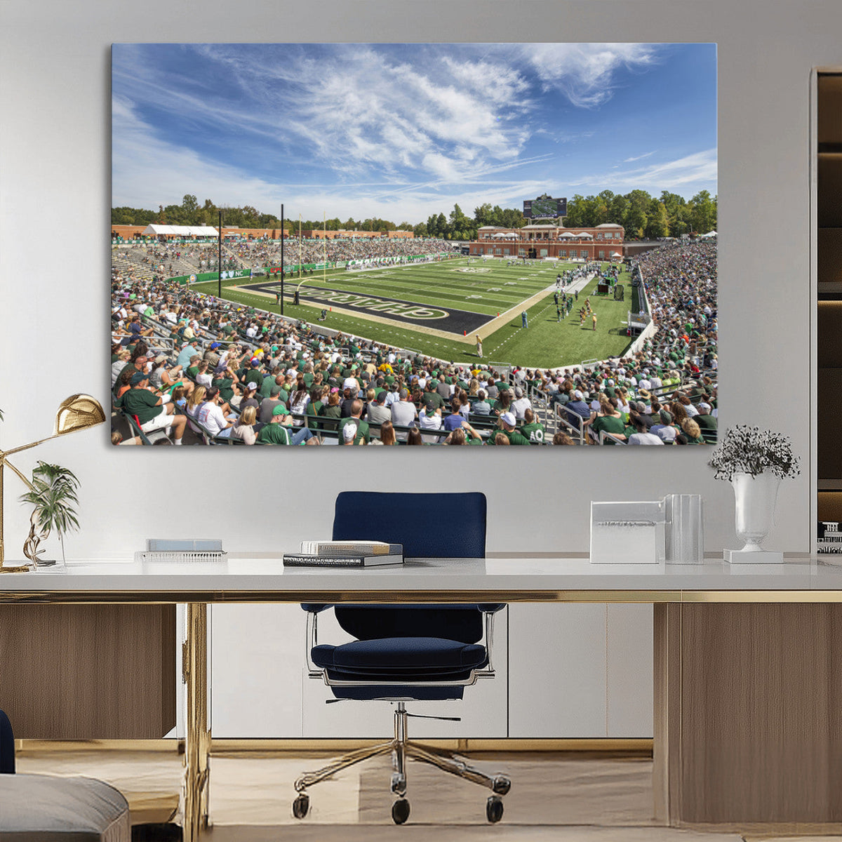 University of Charlotte 49ers Football Team Print -