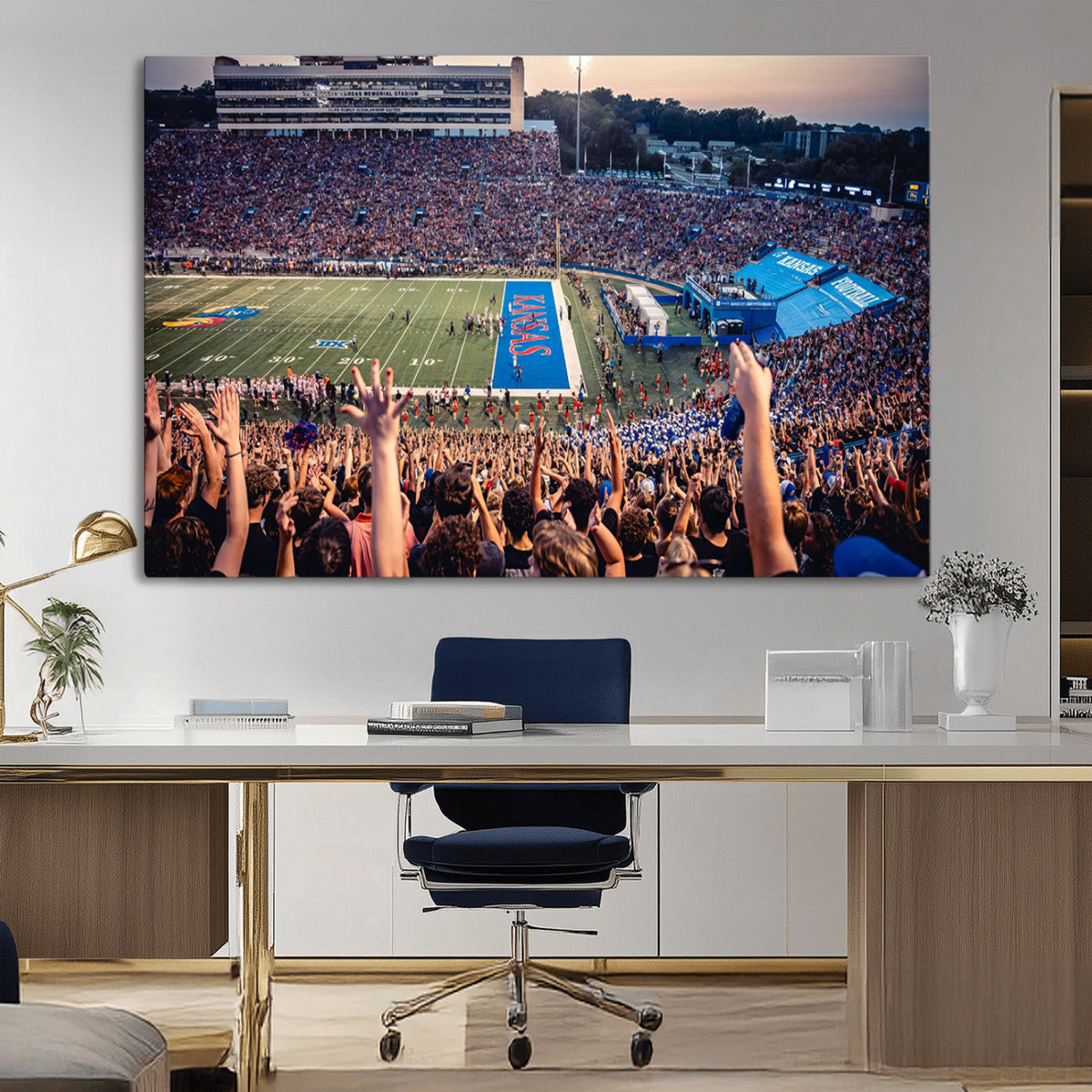 University of Kansas Jayhawks Football Team Art Print -