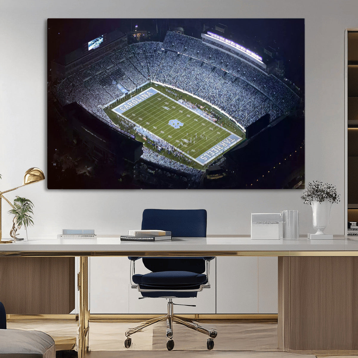University of North Carolina Tar Heels Football Team Print -