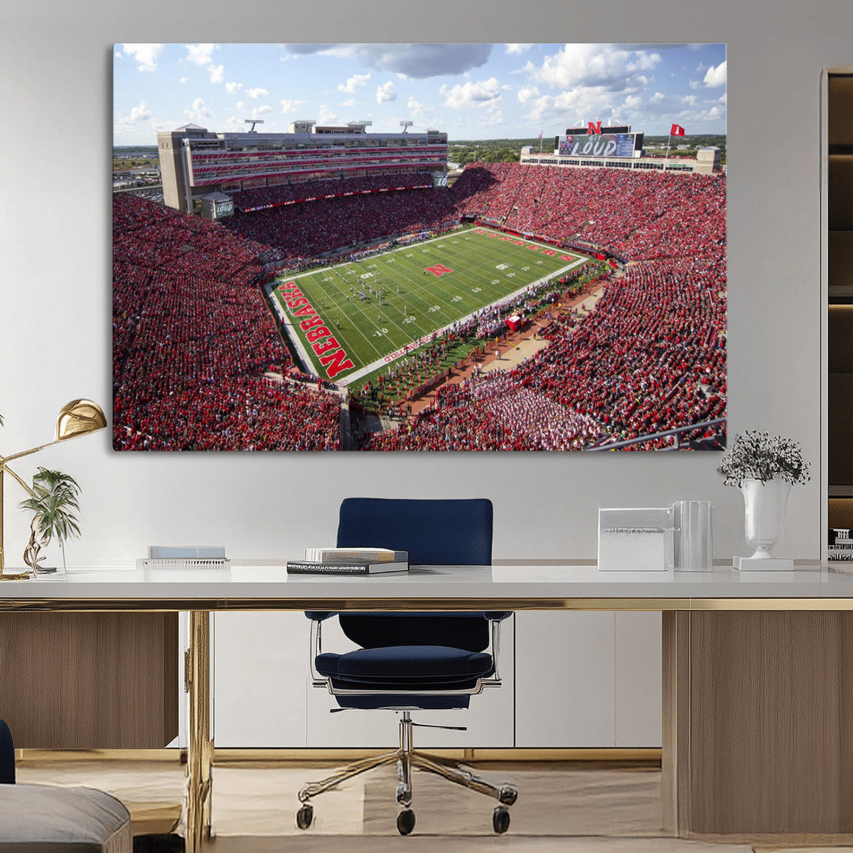 University of Nebraska Cornhuskers Football Team Print -