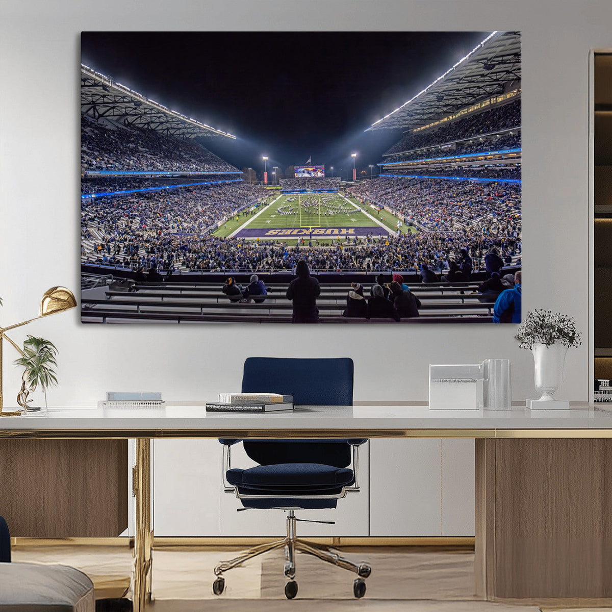 The University of Washington Huskies Football Team Print -
