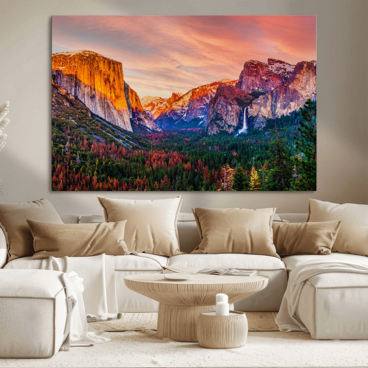 Yosemite Nal Park Wall Art Landscape Canvas Print El Capitan