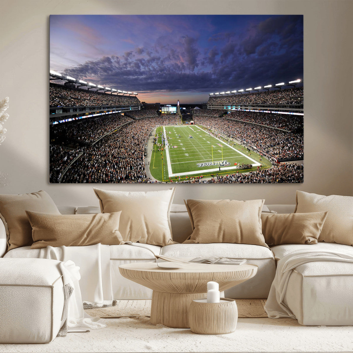 New England Patriots Football Team Print - Foxborough