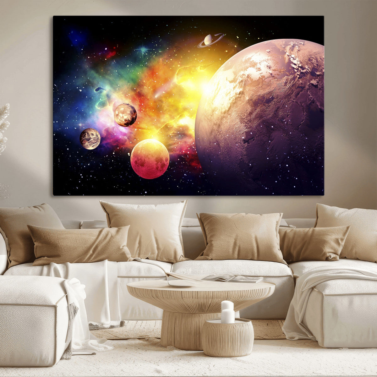 Space and Galaxy Canvas Print