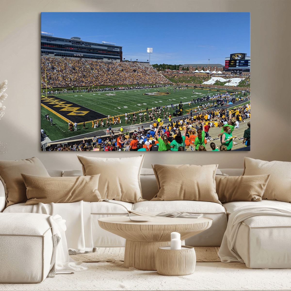 University of Missouri Tigers Football Team Print - Columbia