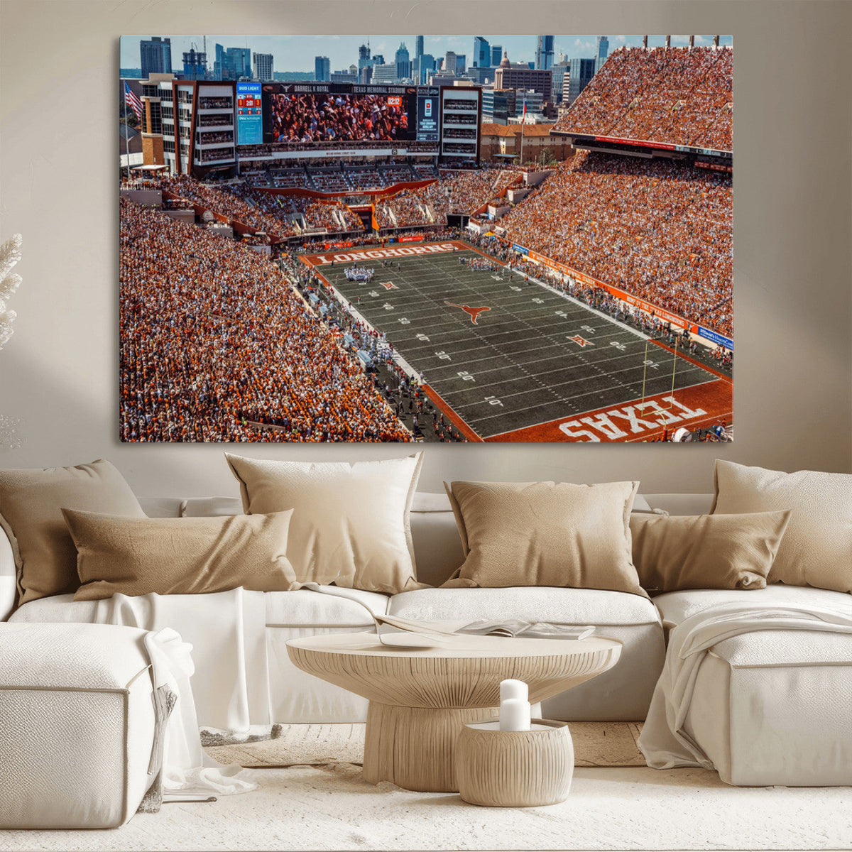 University of Texas Longhorns Football Team Print - Austin