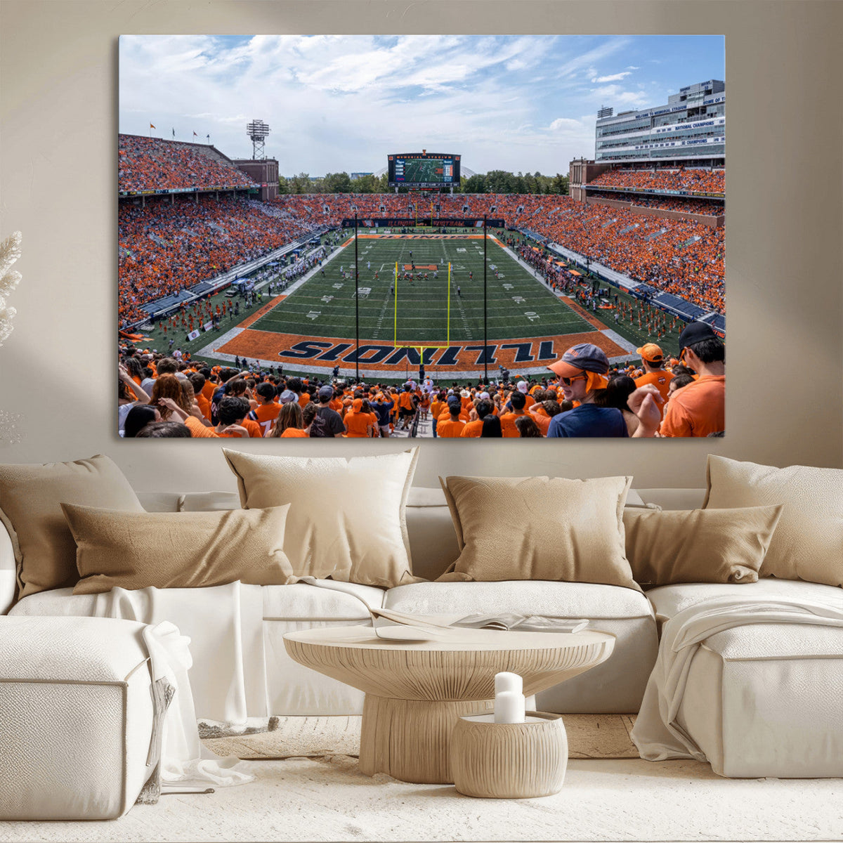 University of Illinois Fighting Illini Football Team Print