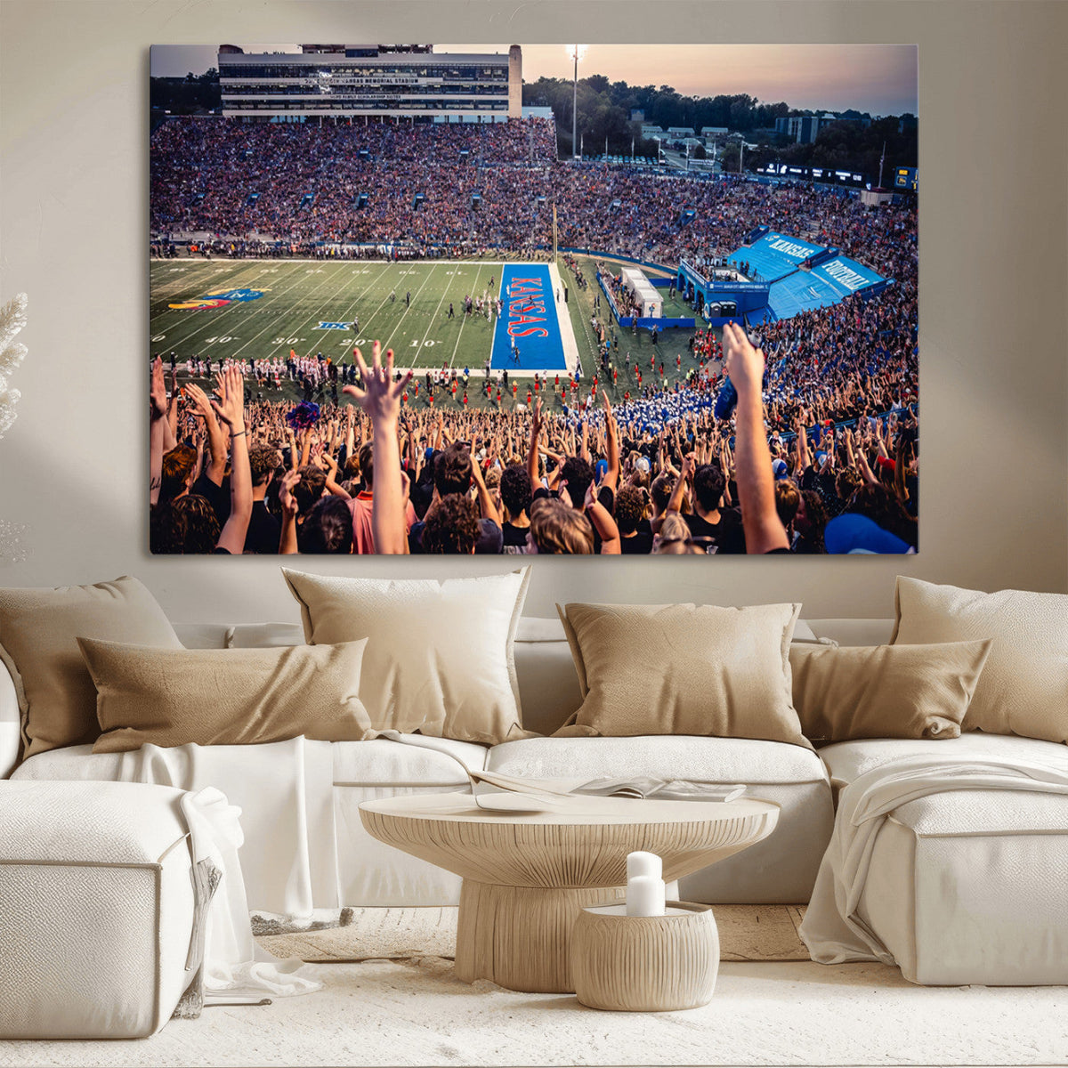 University of Kansas Jayhawks Football Team Art Print -