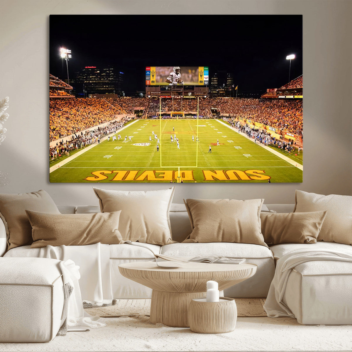 ASU Sun Devils Football Team Print - Phoenix Mountain