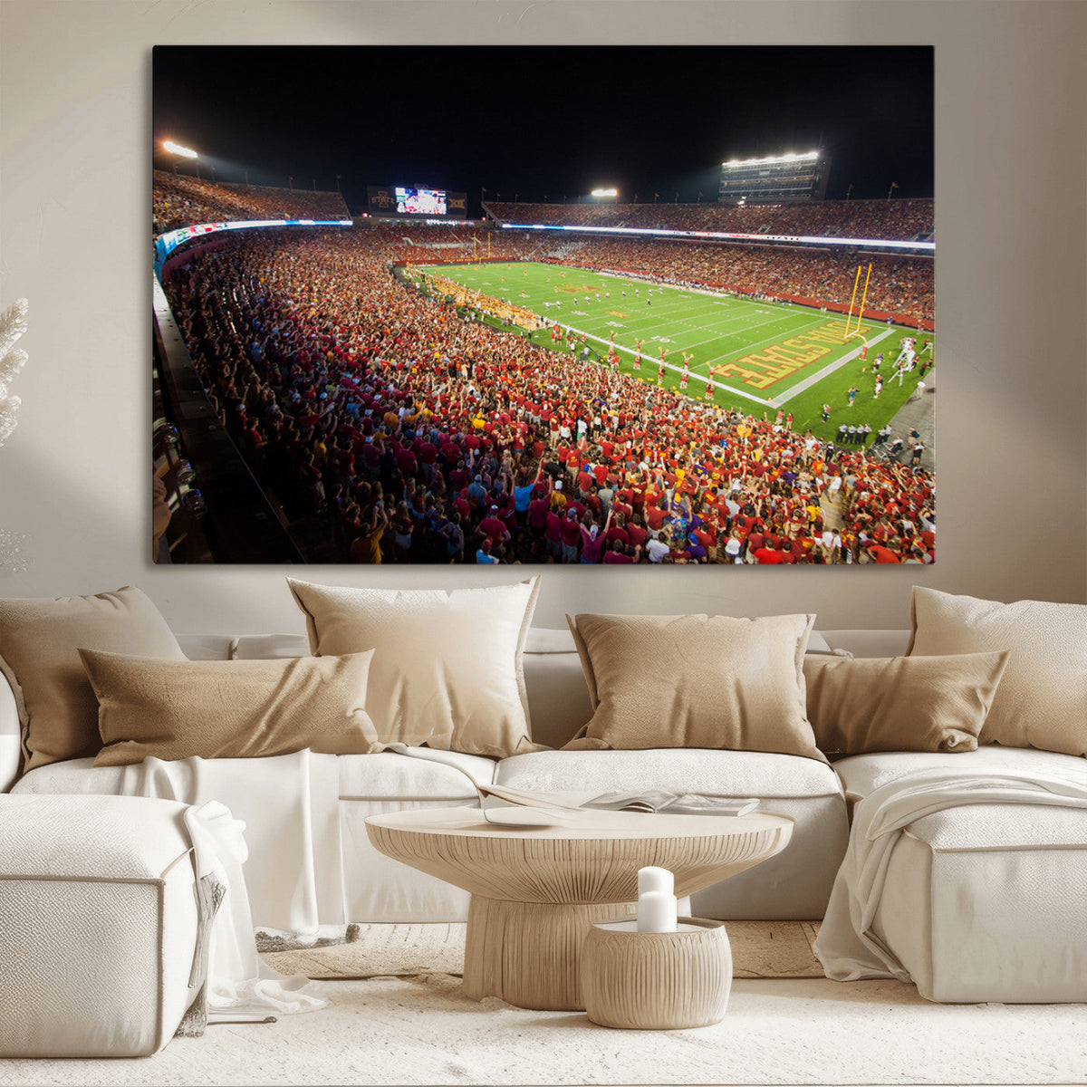 Iowa State University Cyclones Canvas Print, Football Team