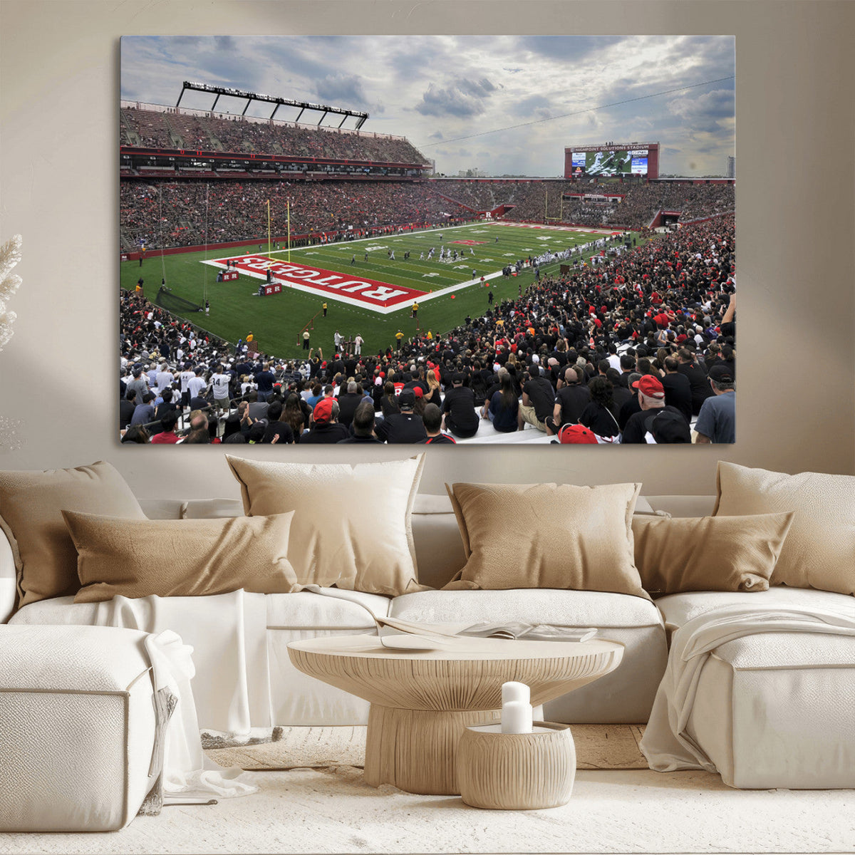 Rutgers Scarlet Knights Football Team Print - SHI Stadium,
