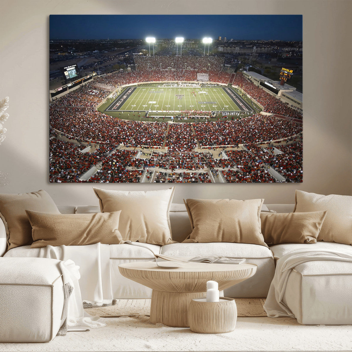 Texas Tech Red Raiders Football Team Print - Lubbock Jones