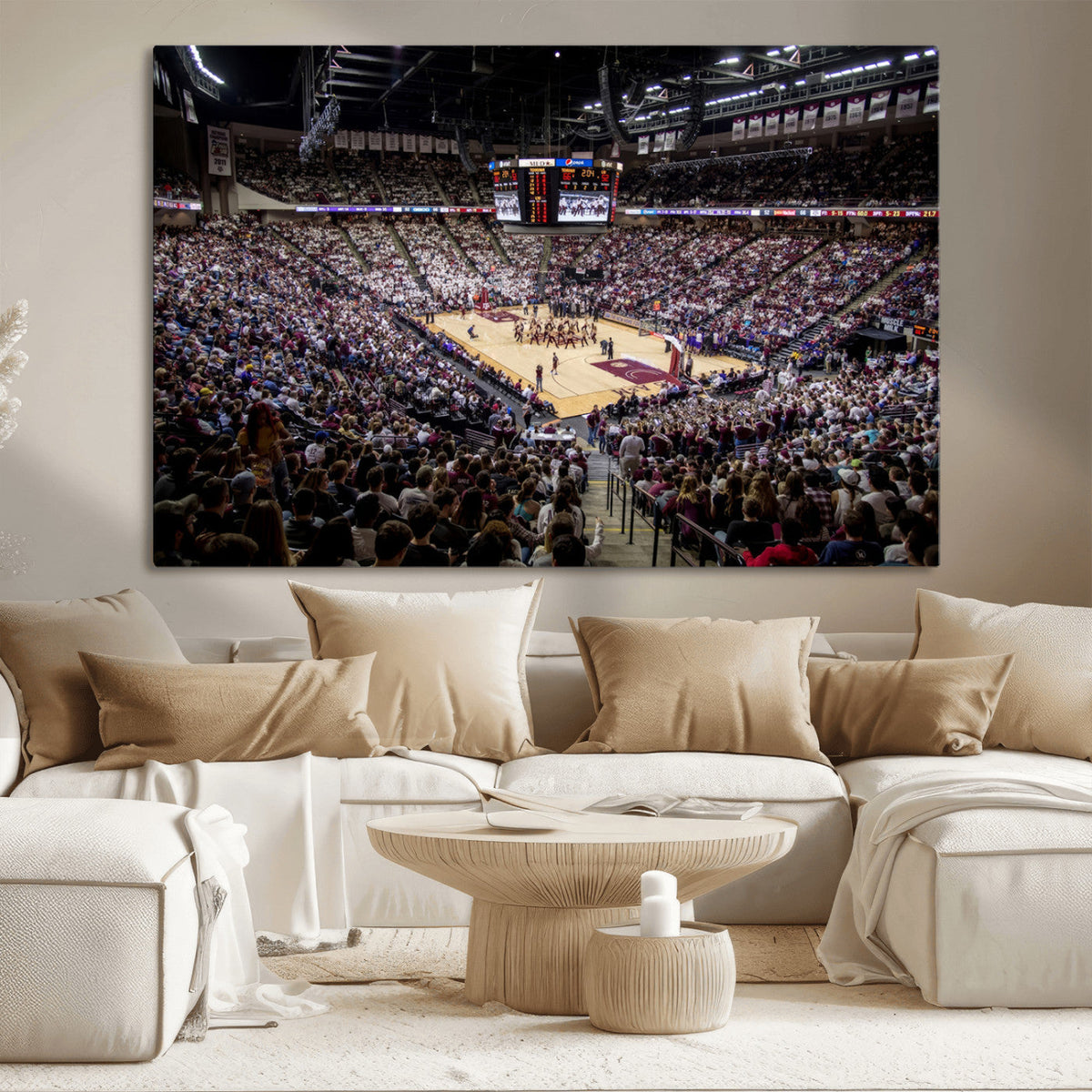 University of Nebraska Cornhuskers Basketball Team Print -