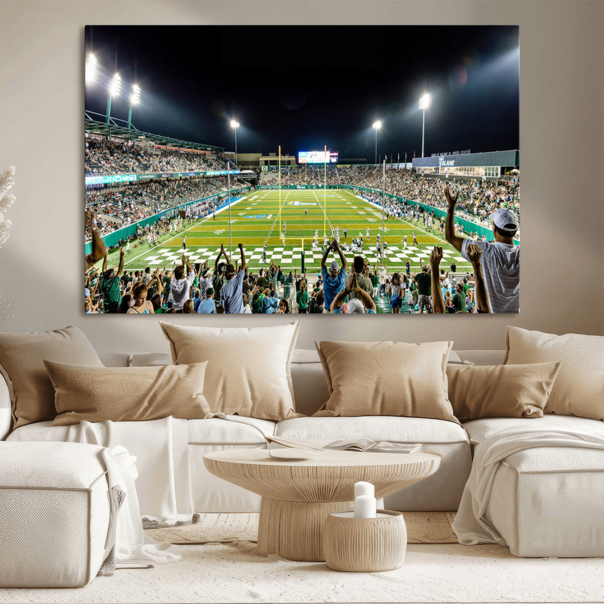The Tulane University Green Wave Football Team Print - New
