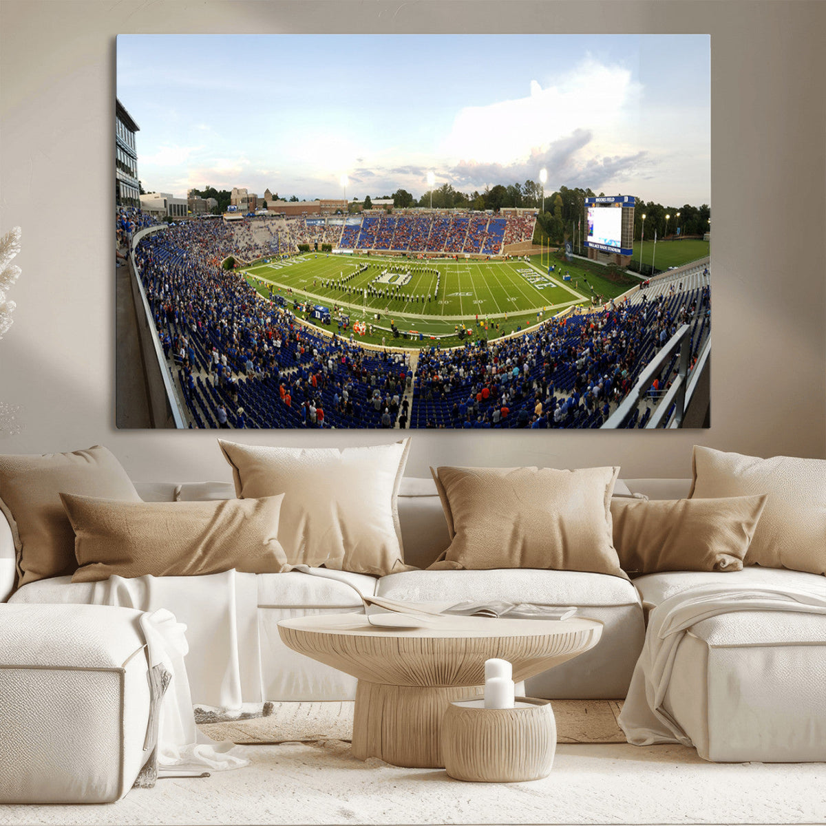 The Duke University Blue Devils Football Team Print - Durham