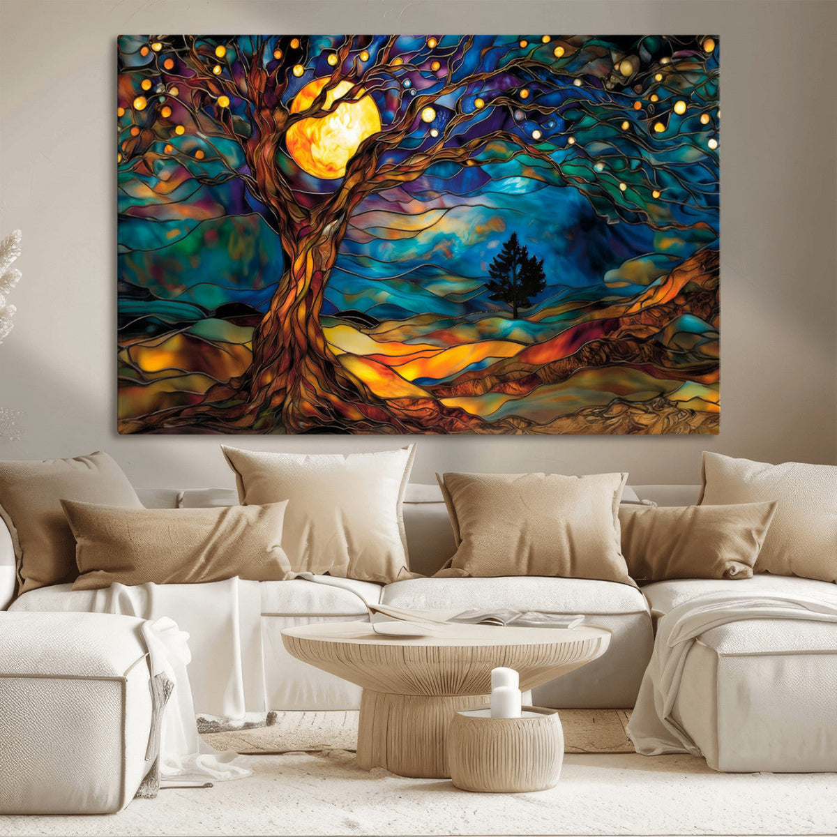 Tree of Life Wall Art - Yggdrasil Tree of Life Canvas Print