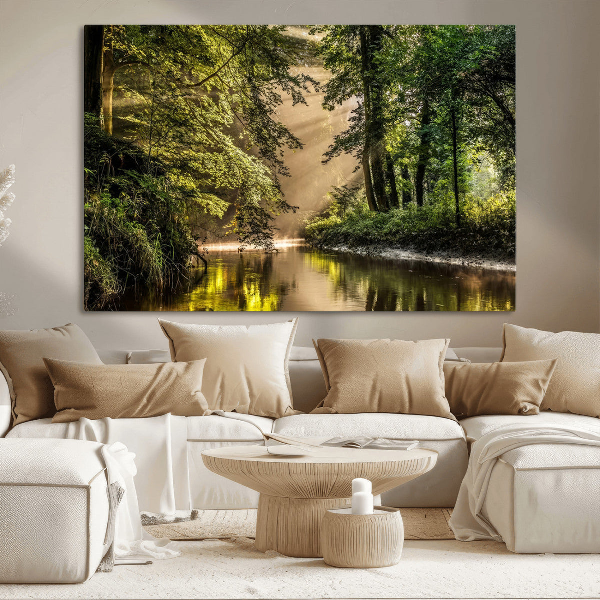 Forest Wall Art Print | River Landscape Wall Art | Perfect