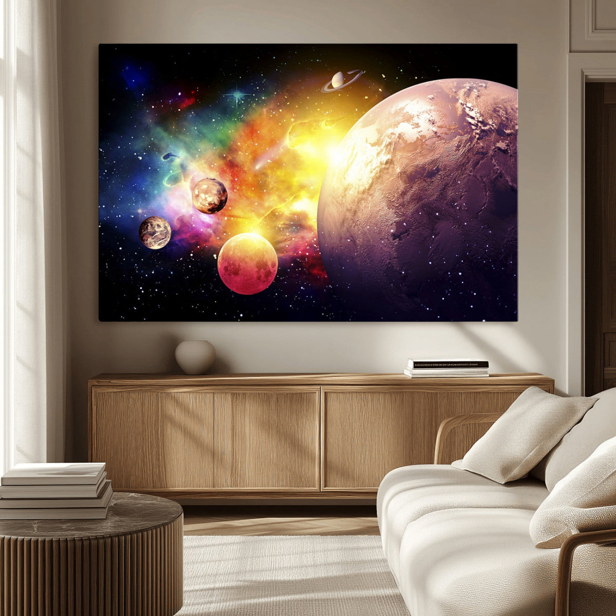 Space and Galaxy Canvas Print