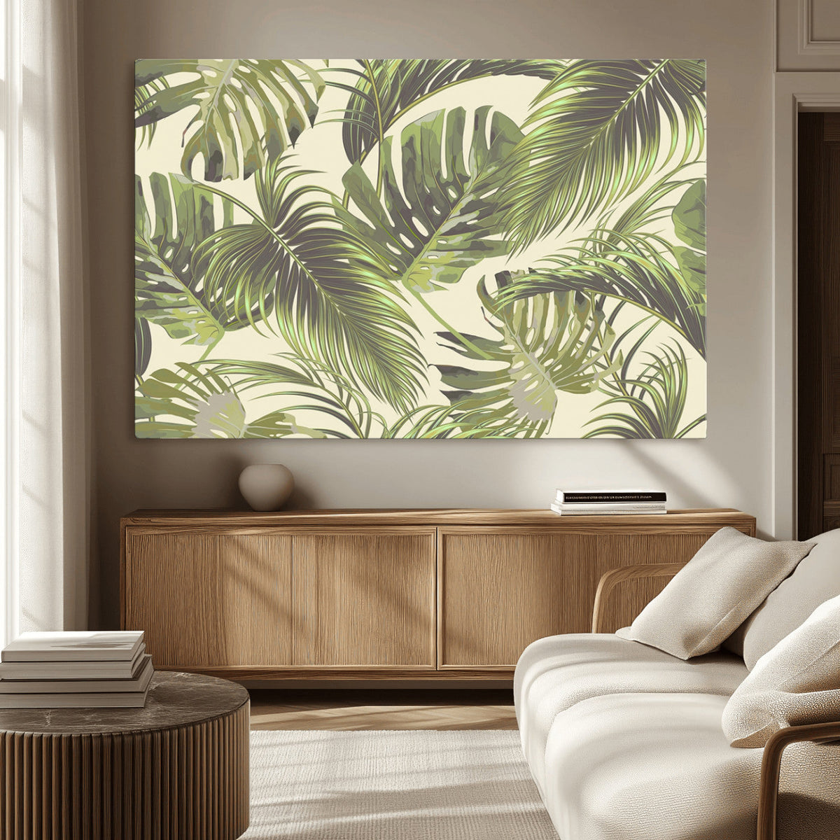 Palm Leaves Canvas Print