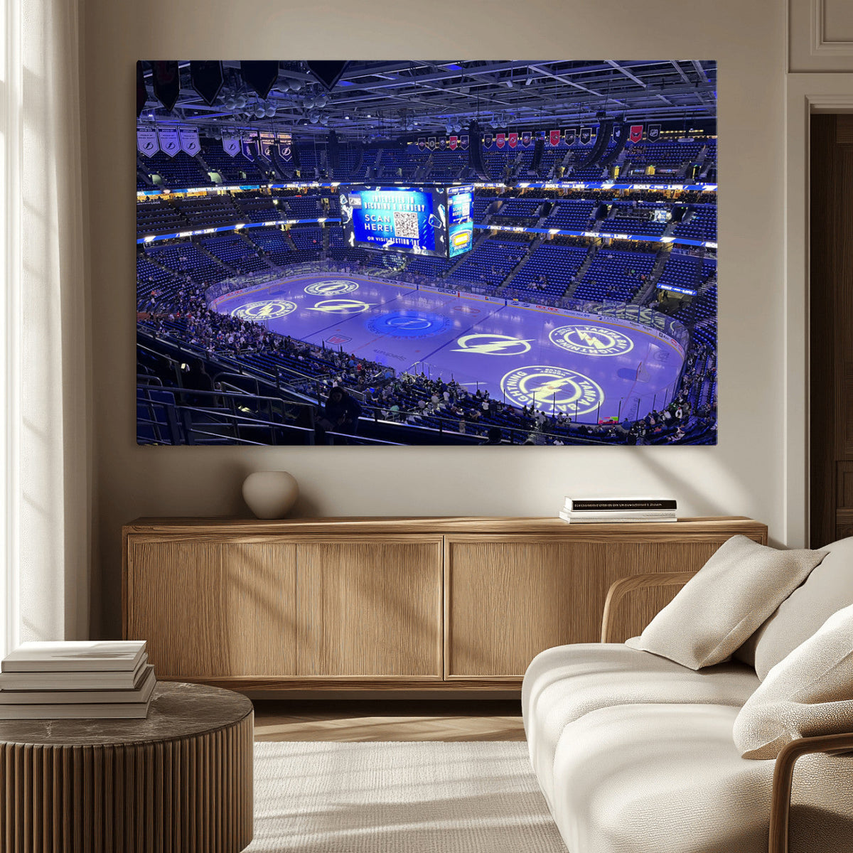 Amalie Arena Florida Wall Art Canvas Print - NHL Hockey