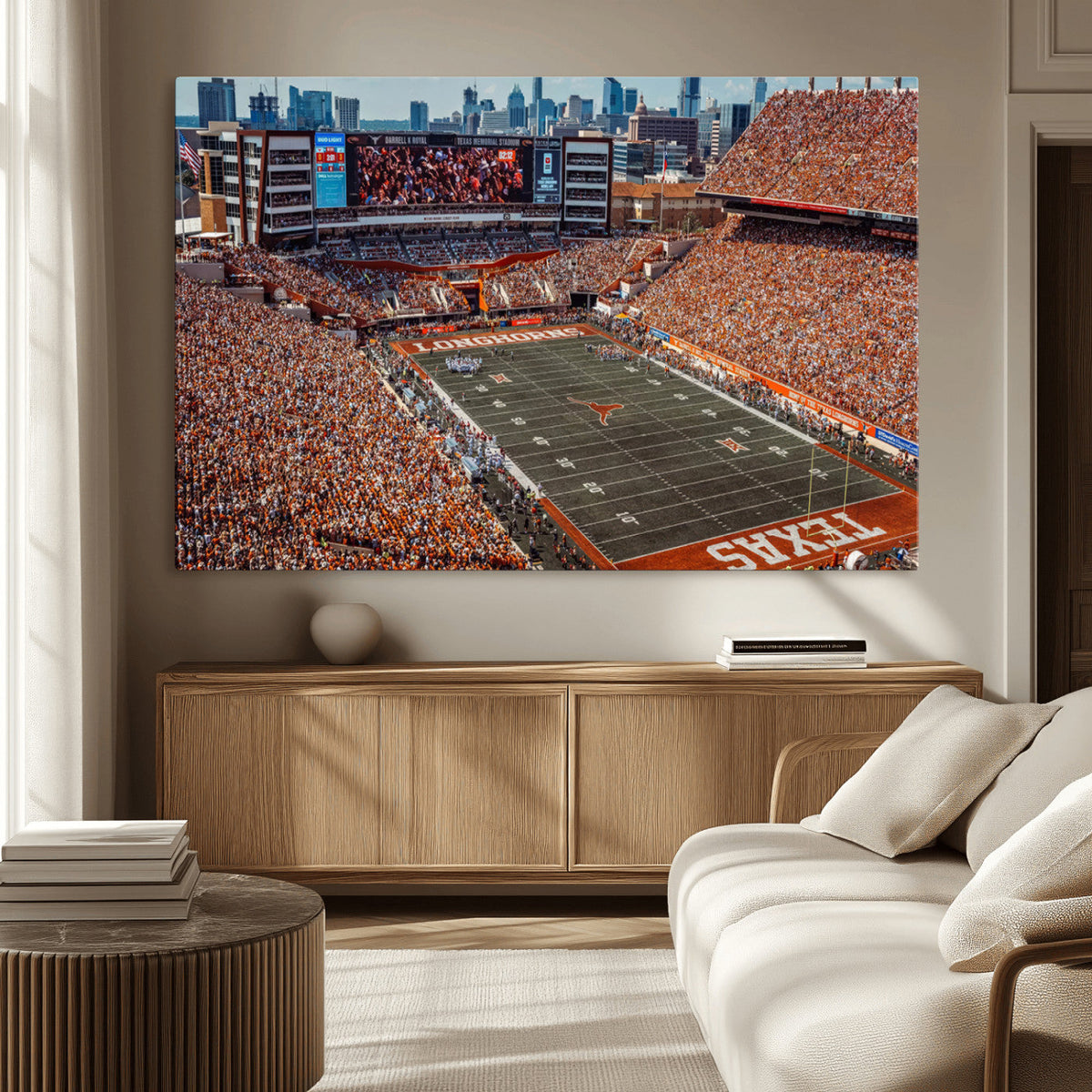University of Texas Longhorns Football Team Print - Austin
