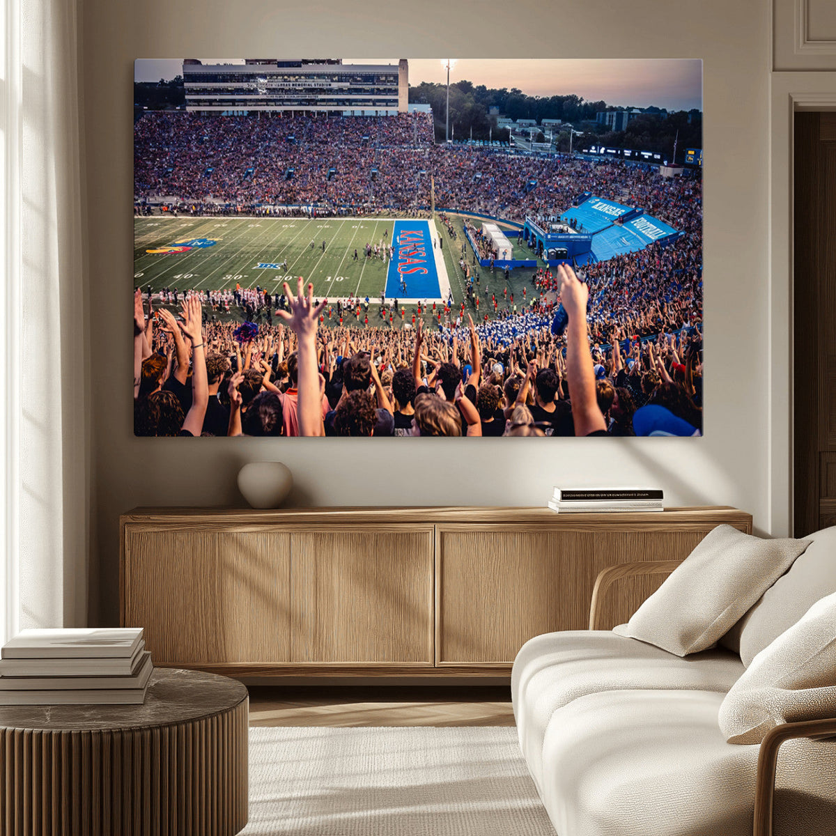 University of Kansas Jayhawks Football Team Art Print -