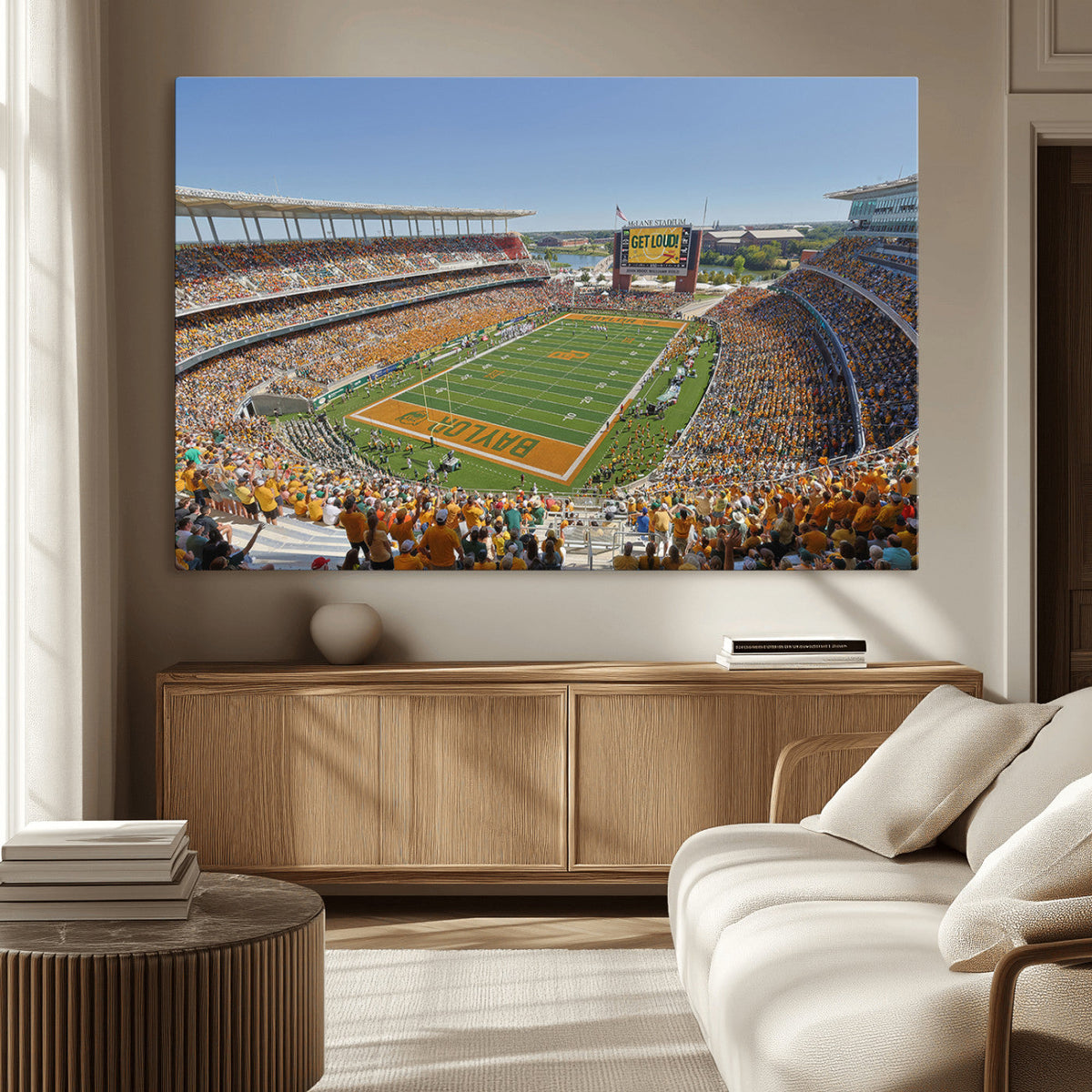 Baylor University Bears Football Team Print - Waco McLane