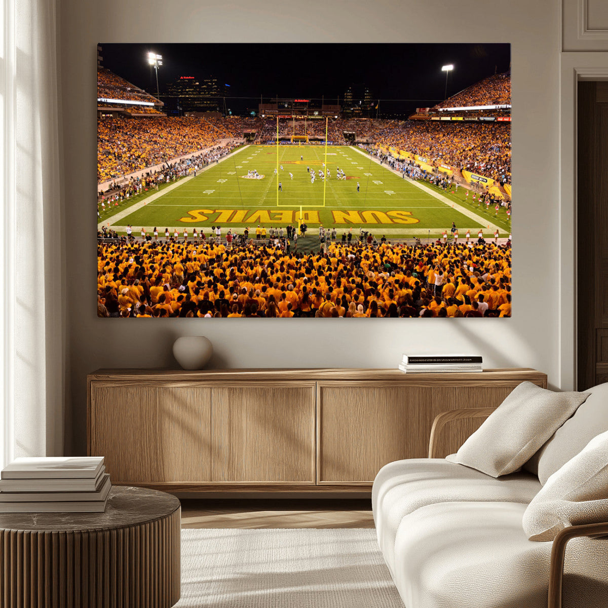 ASU Sun Devils Football Team Print - Phoenix Mountain