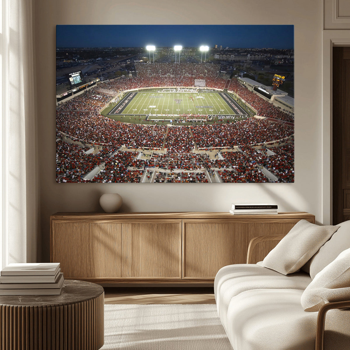 Texas Tech Red Raiders Football Team Print - Lubbock Jones