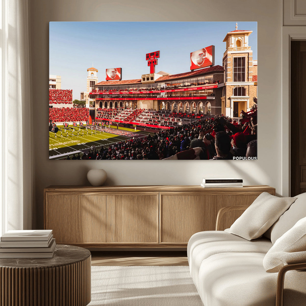 Jones AT&T Stadium Texas Tech Red Raiders Wall Art | Large