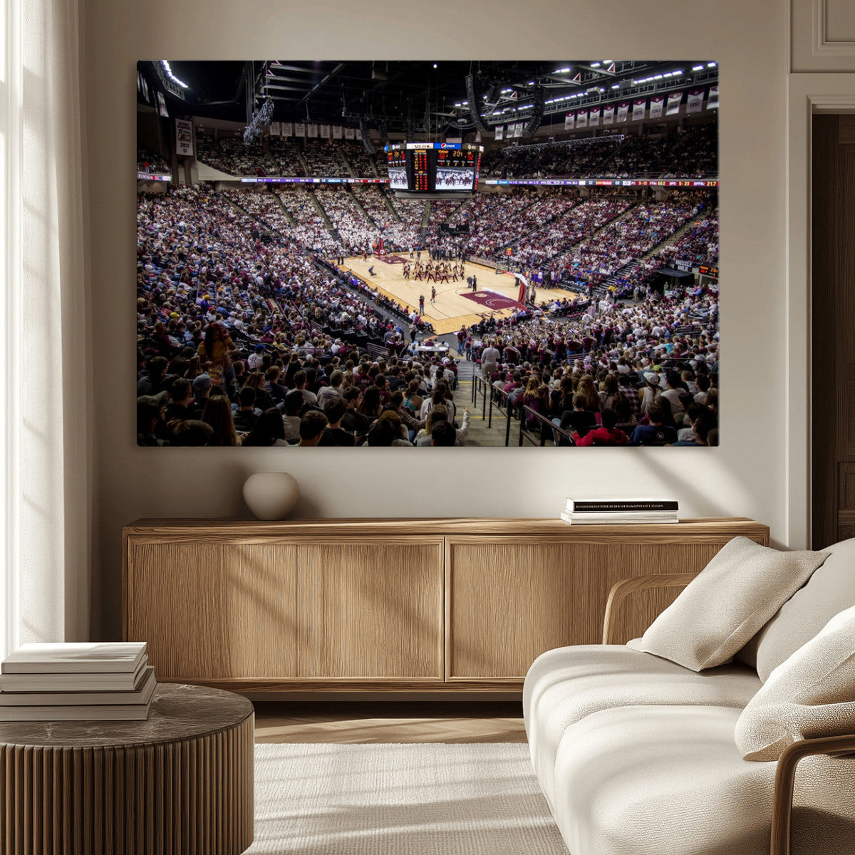 University of Nebraska Cornhuskers Basketball Team Print -