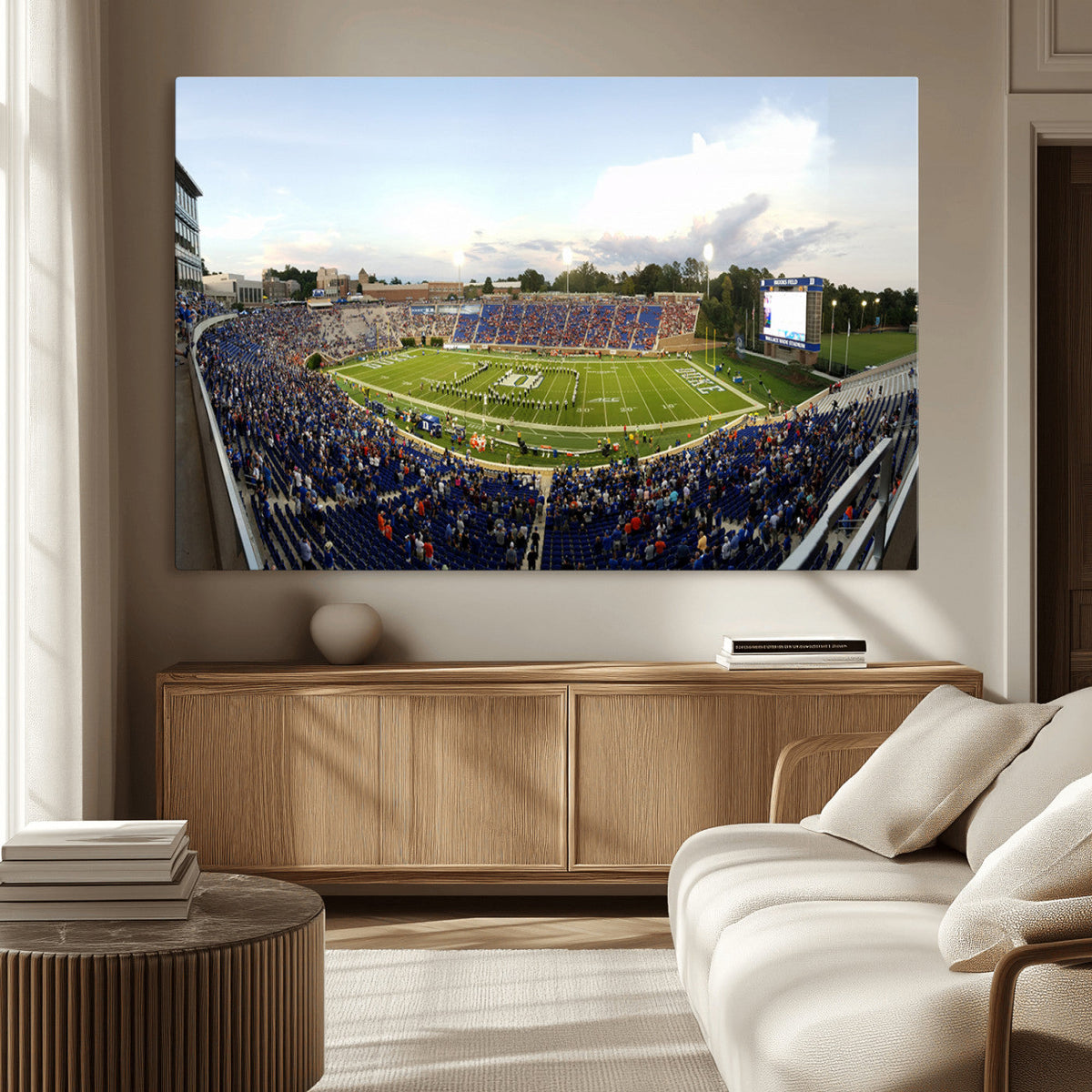 The Duke University Blue Devils Football Team Print - Durham