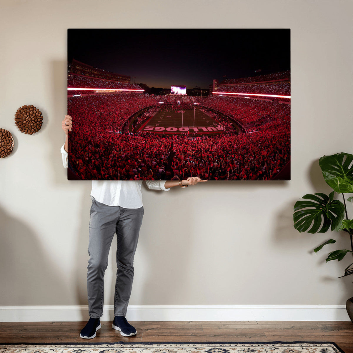 Sanford Stadium Wall Art Canvas Print – Georgia Bulldogs