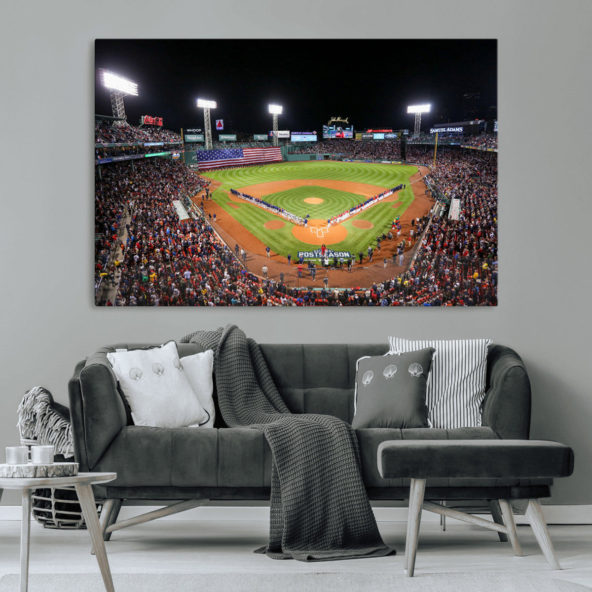 Fenway Park Wall Art Canvas Print | Large Baseball Stadium