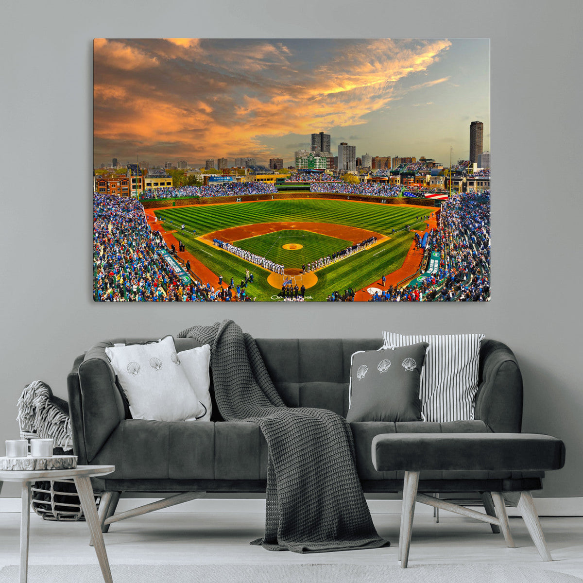Chicago Wrigley Field Wall Art Canvas Print – Iconic
