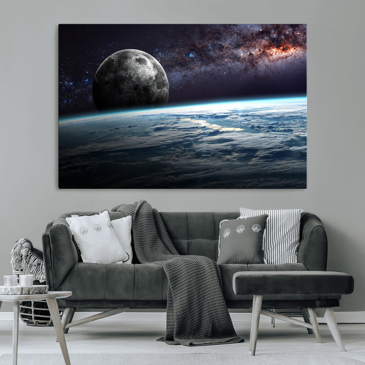 Space and Planet Canvas Print