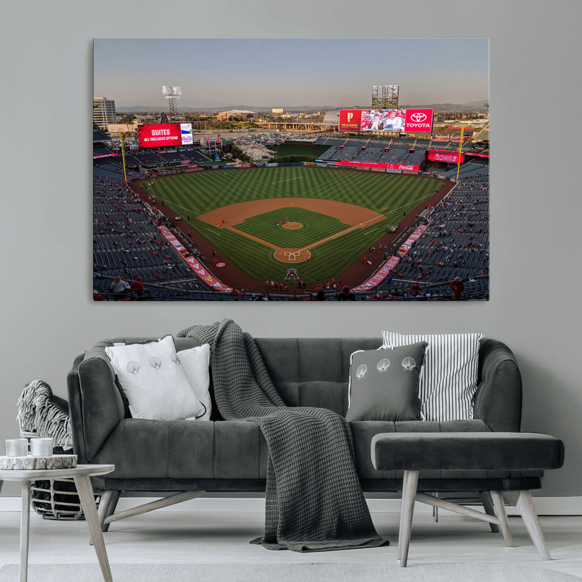 Los Angeles Angels Baseball Canvas Print - Anaheim Angel