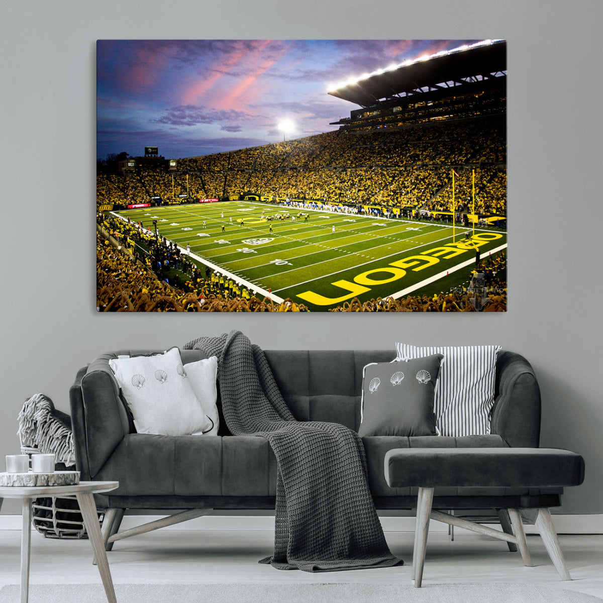 University of Oregon Ducks Football Team Print - Eugene