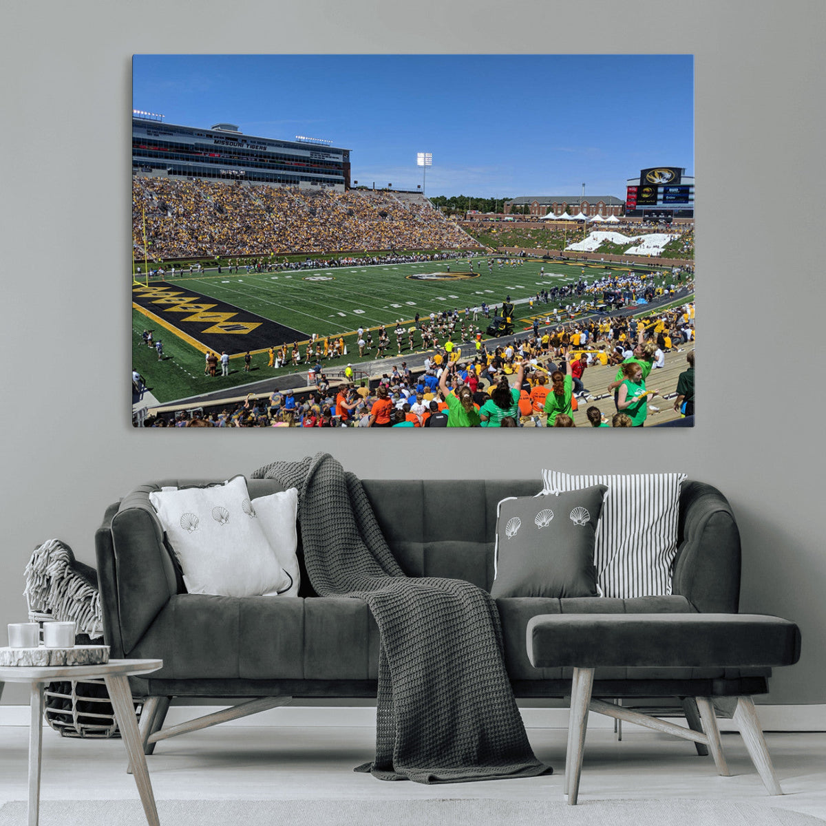 University of Missouri Tigers Football Team Print - Columbia