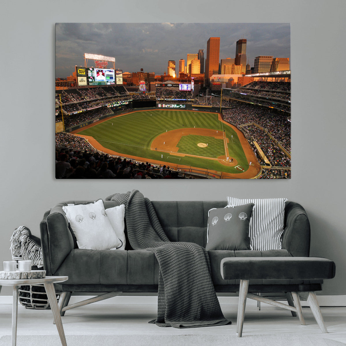Minnesota Twins Baseball Team Print - Minneapolis Target