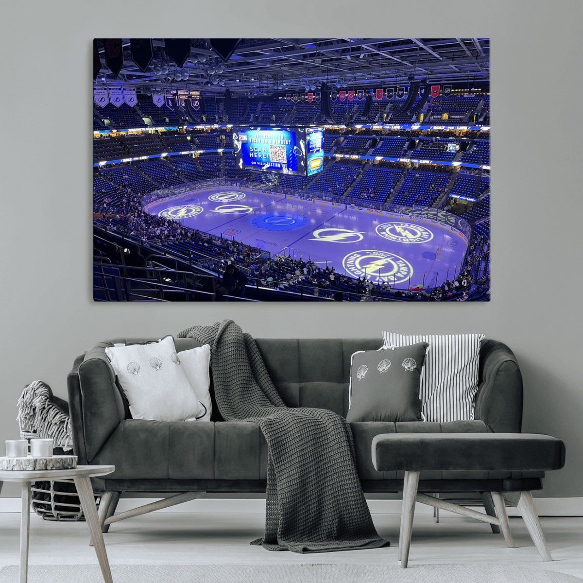 Amalie Arena Florida Wall Art Canvas Print - NHL Hockey