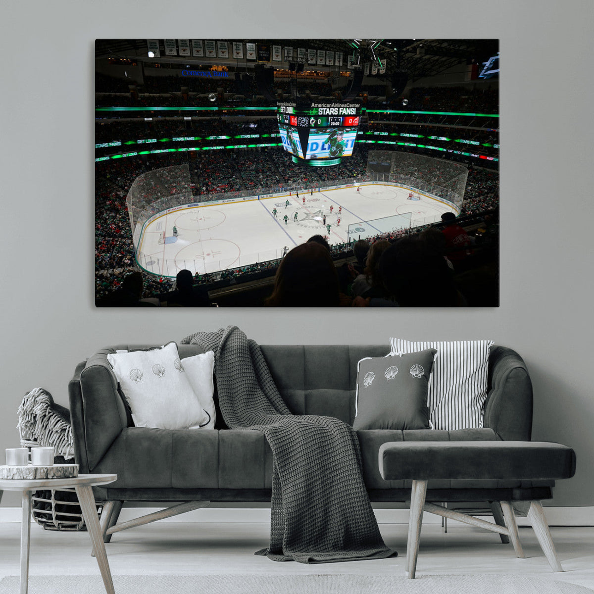 American Airlines Center Dallas Stars Wall Art Canvas Print